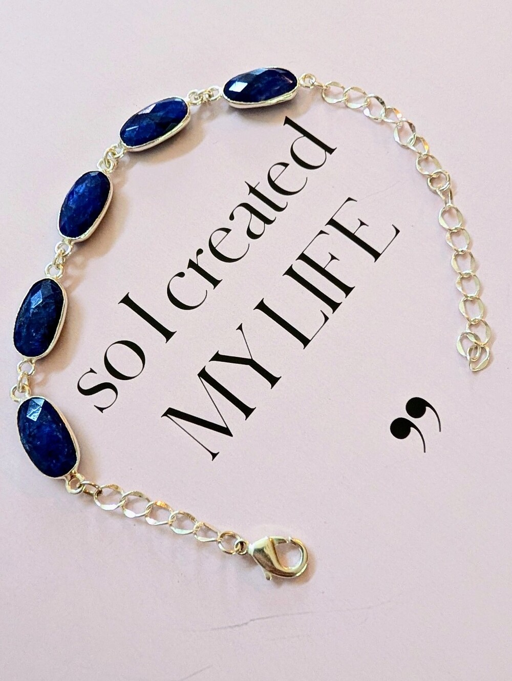 Estate 19.45cts Genuine Blue Sapphire Bracelet